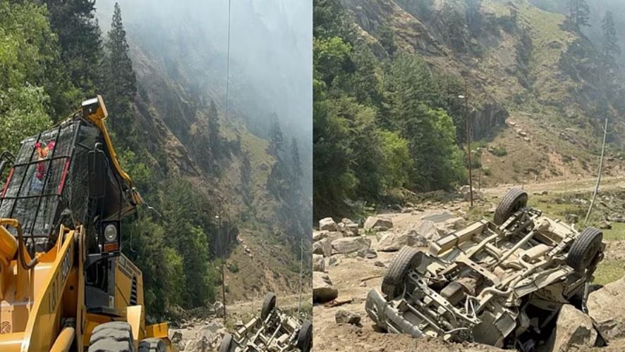 उत्तरकाशी: डबरानी के पास चट्टान टूटने से दबे कुछ लोग, एक की मौत, पांच घायल