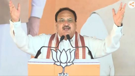 बिहार के जहानाबाद में जेपी नड्डा ने जनता को बताया राजद का मतलब