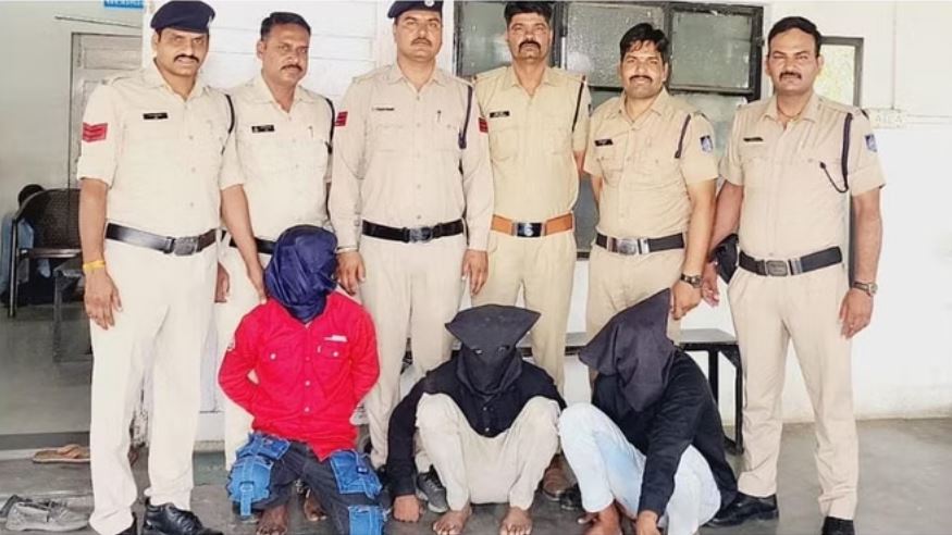 मंदसौर: व्यापारी से 6 लाख की फिरौती मांगने वाले 302 गैंग के तीन आरोपी गिरफ्तार
