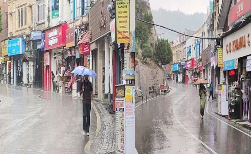 रिकाॅर्ड तोड़ गर्मी के बीच शिमला में बरसीं राहत की फुहारें, कई भागों में एक सप्ताह तक बारिश
