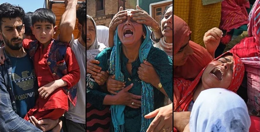 भाजपा नेता एजाज सुपुर्द ए खाक, जनाजे में मासूम बेटे को देख बिलख पड़े