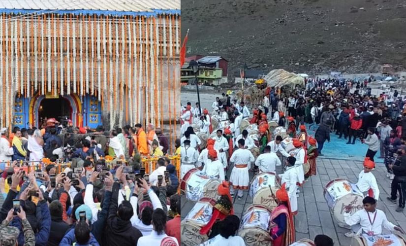 केदारनाथ धाम: कपाट खुलते ही मिट गई थकान..फिर जयकारों से गूंजा धाम
