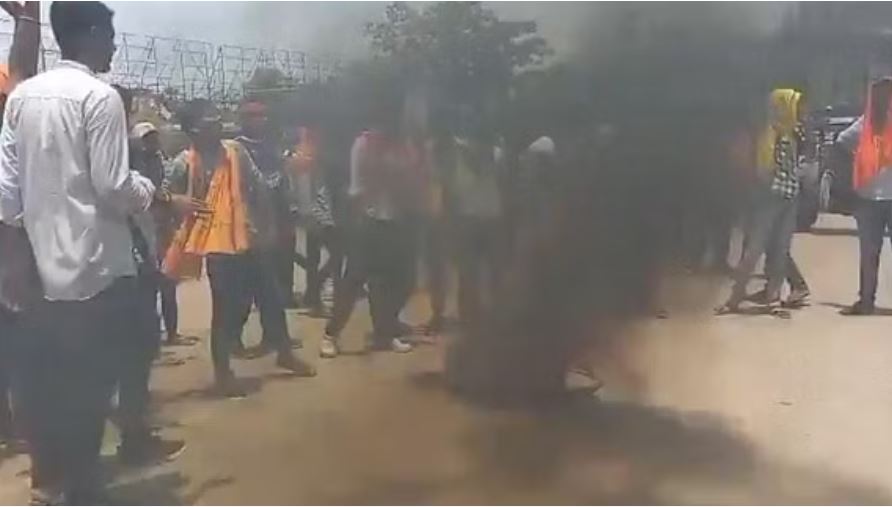 लॉ कॉलेज में पीट-पीटकर मारे गए हर्ष राज के लिए उबला पटना, करगिल चौक पर आगजनी