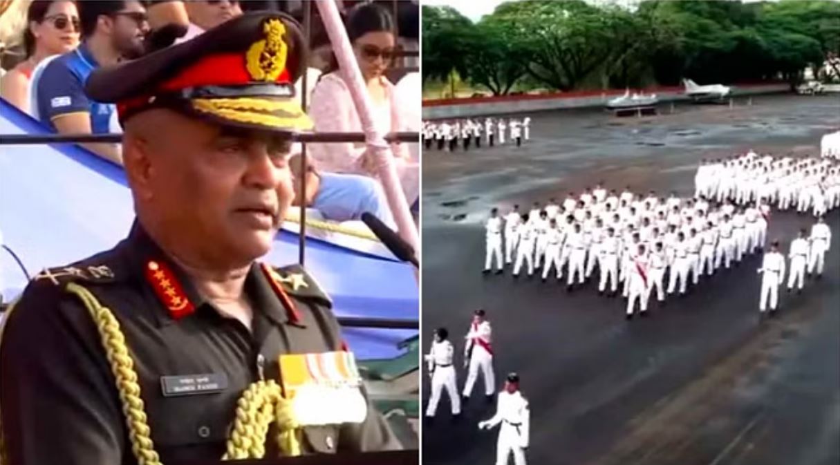 पुणे में एनडीए की पासिंग आउट परेड में शामिल हुए सेना प्रमुख