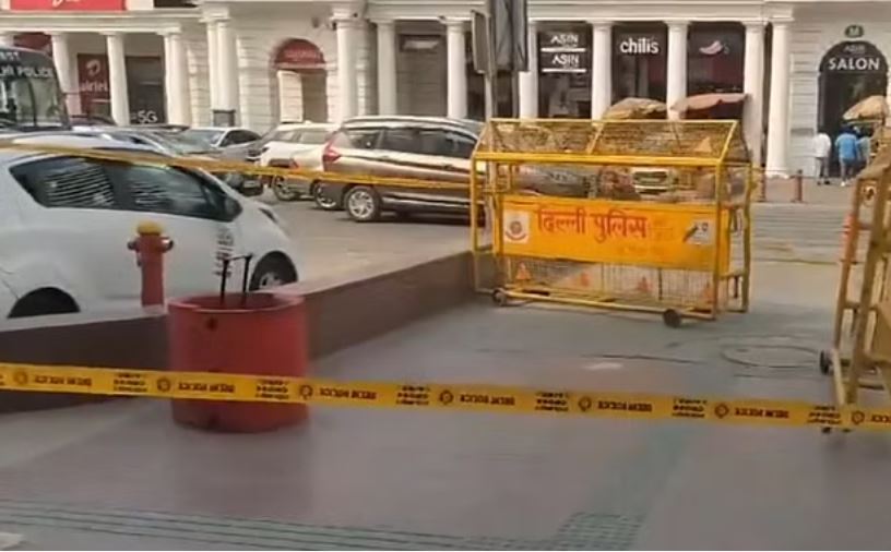कनॉट प्लेस में संदिग्ध बैग मिलने से सनसनी, पुलिस ने की घेराबंदी