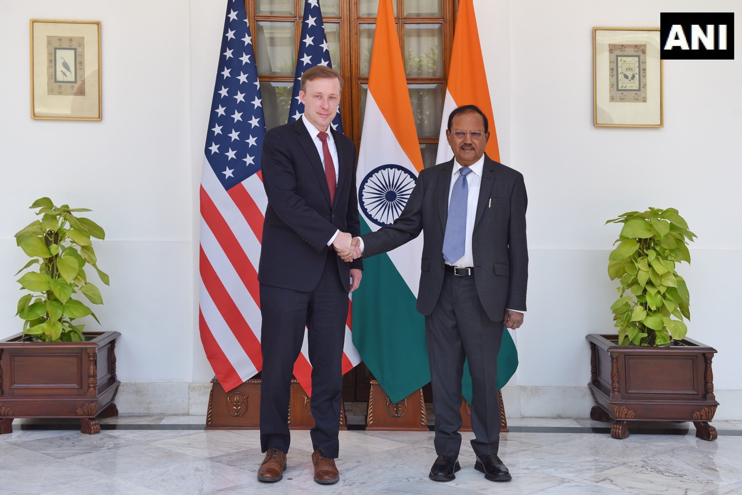 अजीत डोभाल ने अमेरिकी राष्ट्रीय सुरक्षा सलाहकार जेक से की मुलाकात
