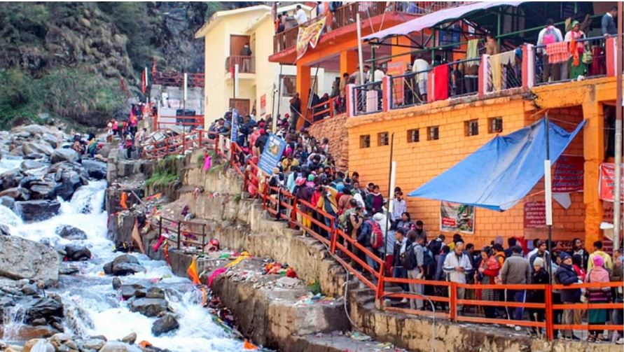 यमुनोत्री की यात्रा पर आए यूपी के तीर्थयात्री की माैत