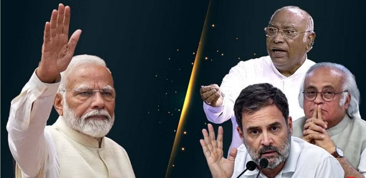संसद सत्र के पहले दिन पीएम मोदी पर राहुल-खरगे का हमला