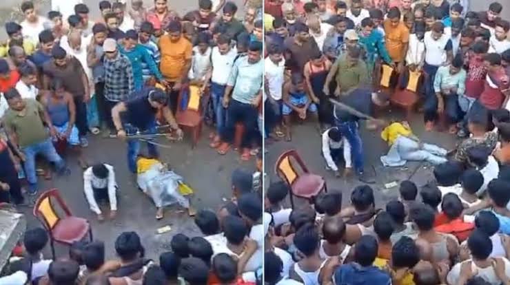 बंगाल में बीच सड़क पर कपल की बेरहमी से पिटाई, वीडियो वायरल होने पर केस दर्ज