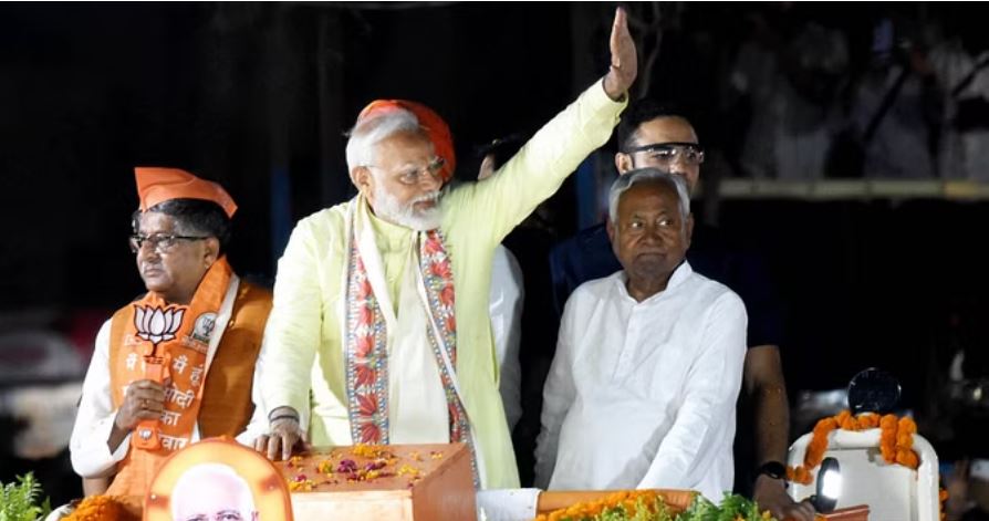 पीएम मोदी से मिले नीतीश कुमार, लोकसभा चुनाव के परिणामों से पहले हुई मुलाकात
