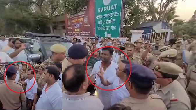 'राम' की जीत पर भाजपा नेता ने खोया होश, एसपी को धमकाया, बोले- औकात में रहो, अब भी सरकार हमारी है