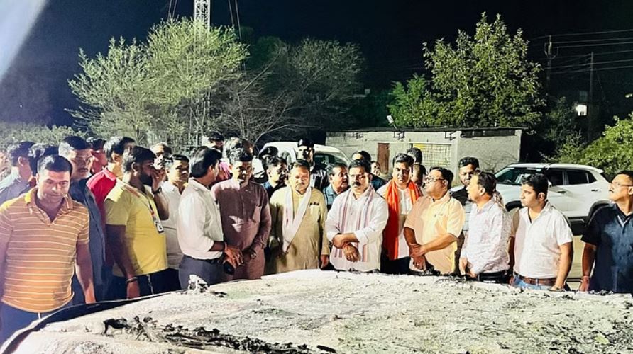 बलौदाबाजार हिंसा: गृहमंत्री शर्मा ने लिया घटना का जायजा