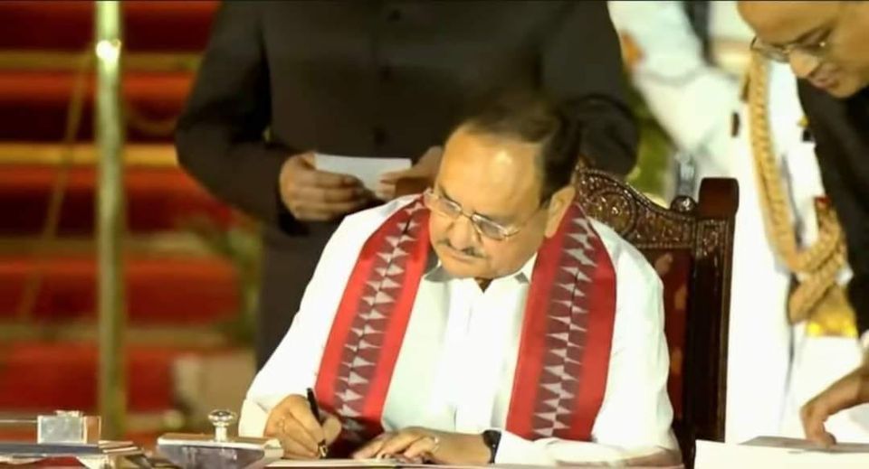 मोदी 3.0: जेपी नड्डा ने कैबिनेट मंत्री के तौर पर ली शपथ