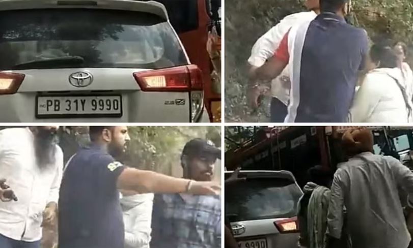 मणिकर्ण में पर्यटक और बस चालक में विवाद, पंजाब से आए टूरिस्ट ने निकाली रिवॉल्वर