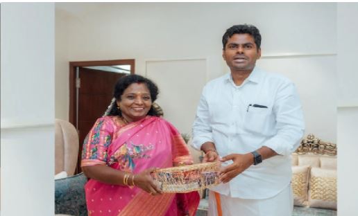 भाजपा में दरार की अटकलों के बीच अन्नामलाई ने तमिलिसाई सुंदरराजन से की मुलाकात