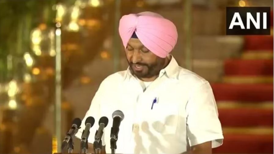 रवनीत सिंह बिट्टू को खाद्य प्रसंस्करण उद्योग व रेल मंत्रालय में राज्य मंत्री बनाया