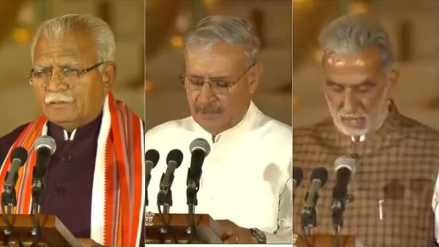 पूर्व सीएम मनोहर को मोदी कैबिनेट में मिली अहम जिम्मेदारी, जानिए इंद्रजीत-कृष्णपाल को क्या मिला