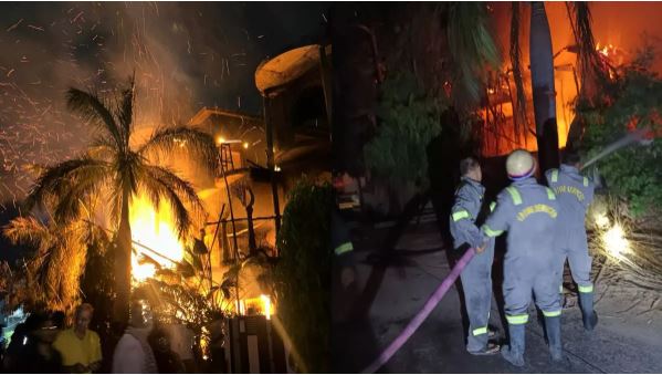 आगरा में कारोबारी के घर में लगी आग, दम घुटने से बेटे की मौत