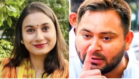 तेजस्वी यादव के चौके पर शांभवी चौधरी ने लगाया छक्का, मंत्रालय को लेकर दिया करारा जवाब