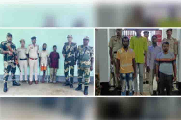 त्रिपुरा में छह बांग्लादेशी किए गए गिरफ्तार, भारत में अवैध रूप से घुसे थे