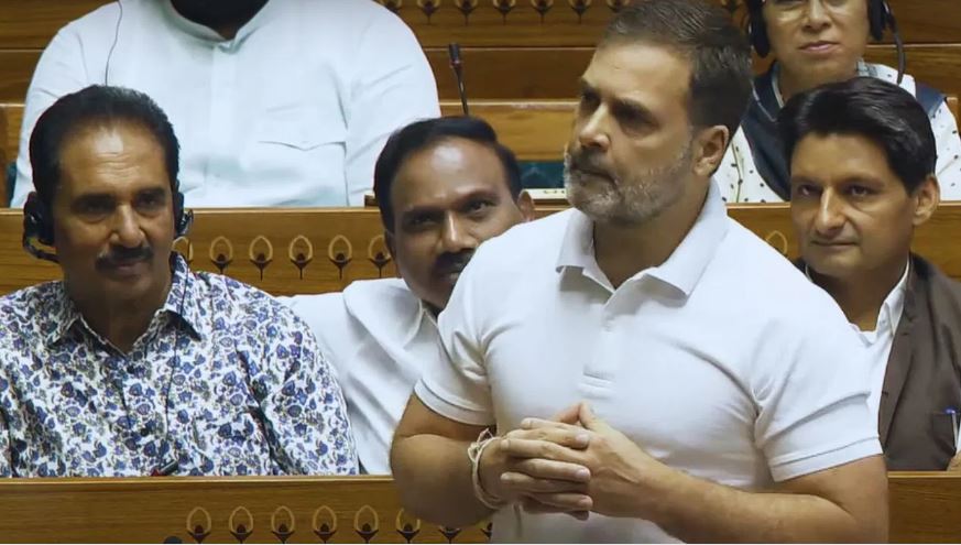 देश का हलवा बंट रहा है और उसमें 70 फीसदी लोगों का कुछ नहीं, बजट पर संसद में बोले राहुल