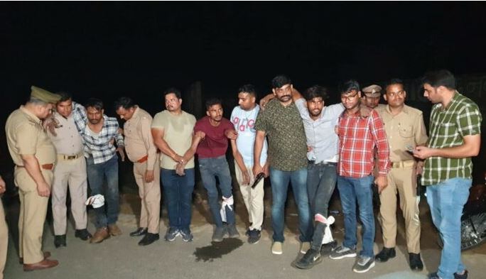 मुजफ्फरनगरः पुलिस ने तीन शातिर बदमाशों को किया लंगडा