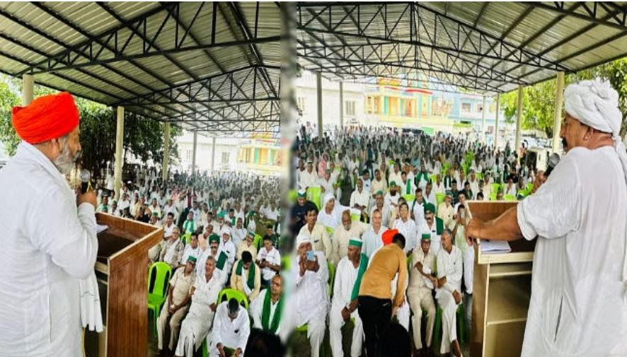 मुजफ्फरनगर: किसान परेशान, अधिकारी भ्रष्टाचार में डूबे-  नरेश टिकैत