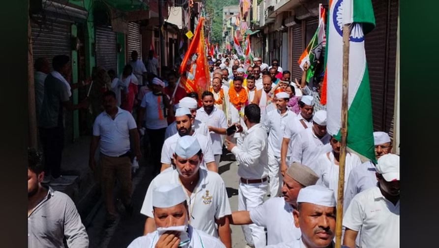 कांग्रेस केदारनाथ प्रतिष्ठा यात्रा: पांचवें दिन कीर्तिनगर और श्रीनगर पहुंची यात्रा