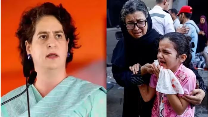 गाजा नरसंहार की निंदा करना हर सरकार की जिम्मेदारी- प्रियंका गांधी