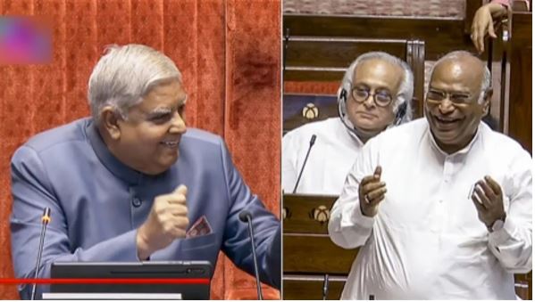 'जिसने मुझे बनाया है वो...' राज्यसभा में खरगे-धनखड़ के बीच तीखी नोकझोंक
