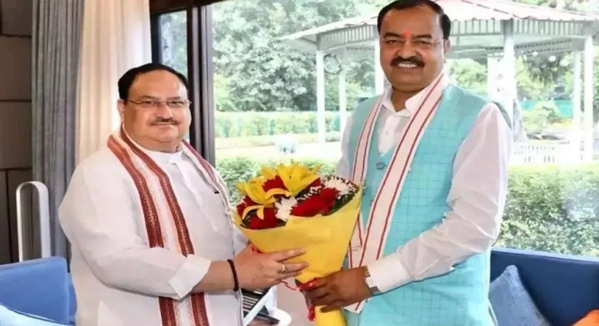 नड्डा और केशव प्रसाद मौर्य के बीच करीब एक घंटे चली मुलाकात खत्म