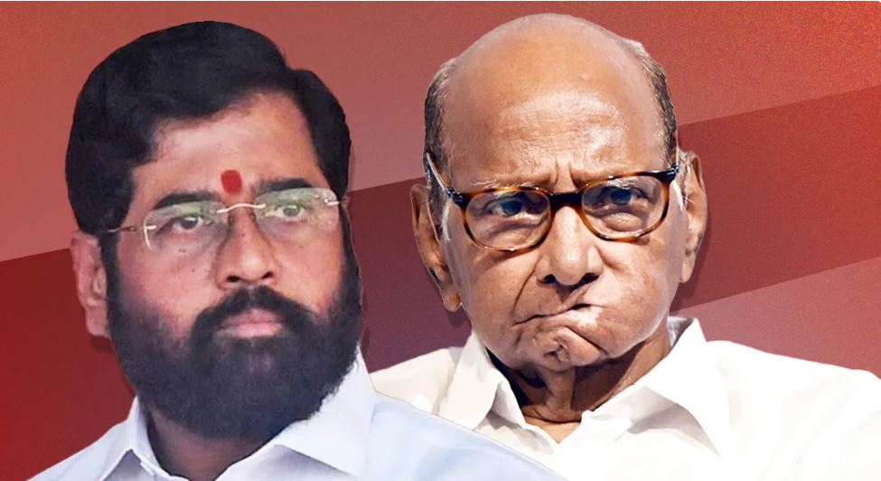 एकनाथ शिंदे से मिले शरद पवार, घंटेभर चली मीटिंग