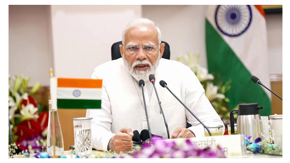 पीएम मोदी ने सात प्रमुख परियोजनाओं की समीक्षा की