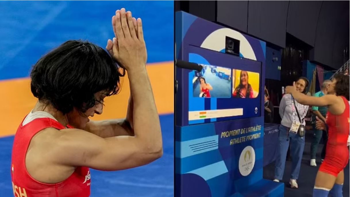 पेरिस ओलंपिक के फाइनल में पहुंचने के बाद विनेश फोगाट ने की मां से बात