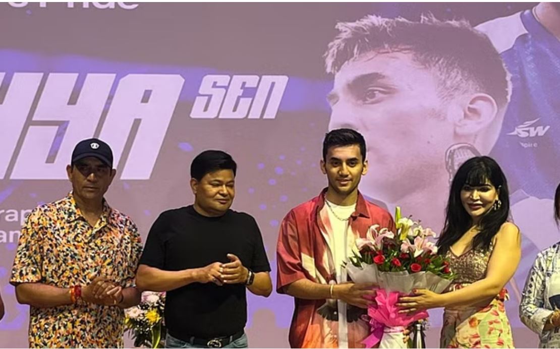 पेरिस ओलंपिक से लाैटने पर शटलर लक्ष्य सेन को ग्राफिक एरा ग्रुप ने किया सम्मानित