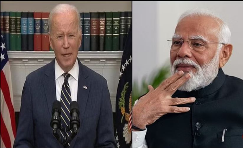 पीएम मोदी ने अमेरिकी राष्ट्रपति बाइडन से की बात