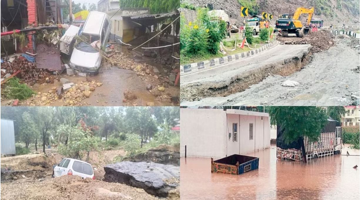हिमाचल में बारिश का कहर, 338 सड़कें और 488 बिजली ट्रांसफार्मर बंद