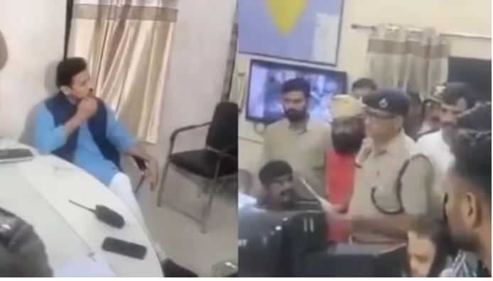 'धैर्य है या सिर्फ दादागीरी', थाने में जाकर राज्यवर्धन राठौड़ ने लगाई अधिकारियों की क्लास