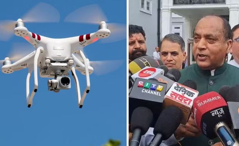 जिस ड्रोन की जयराम ठाकुर ने की बात, वो शिमला जल प्रबंधन बोर्ड का निकला