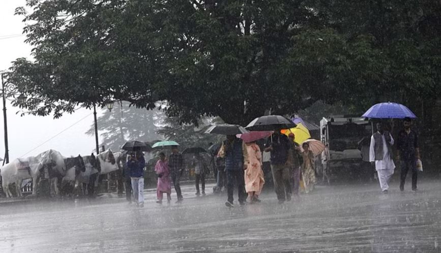 हिमाचल के चार जिलों में इस दिन भारी बारिश का ऑरेंज अलर्ट