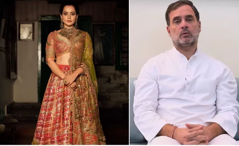 कंगना रणौत के विवादित बयान पर बरसे राहुल गांधी