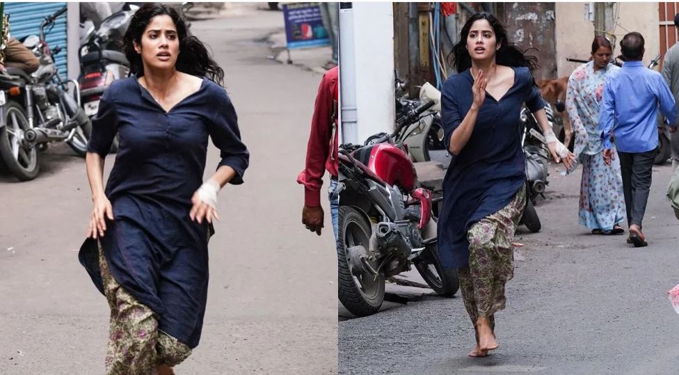 नंगे पैर 1000 मीटर दौड़ीं जान्हवी कपूर, उलझ के क्लाइमैक्स के लिए करना पड़ा ये काम