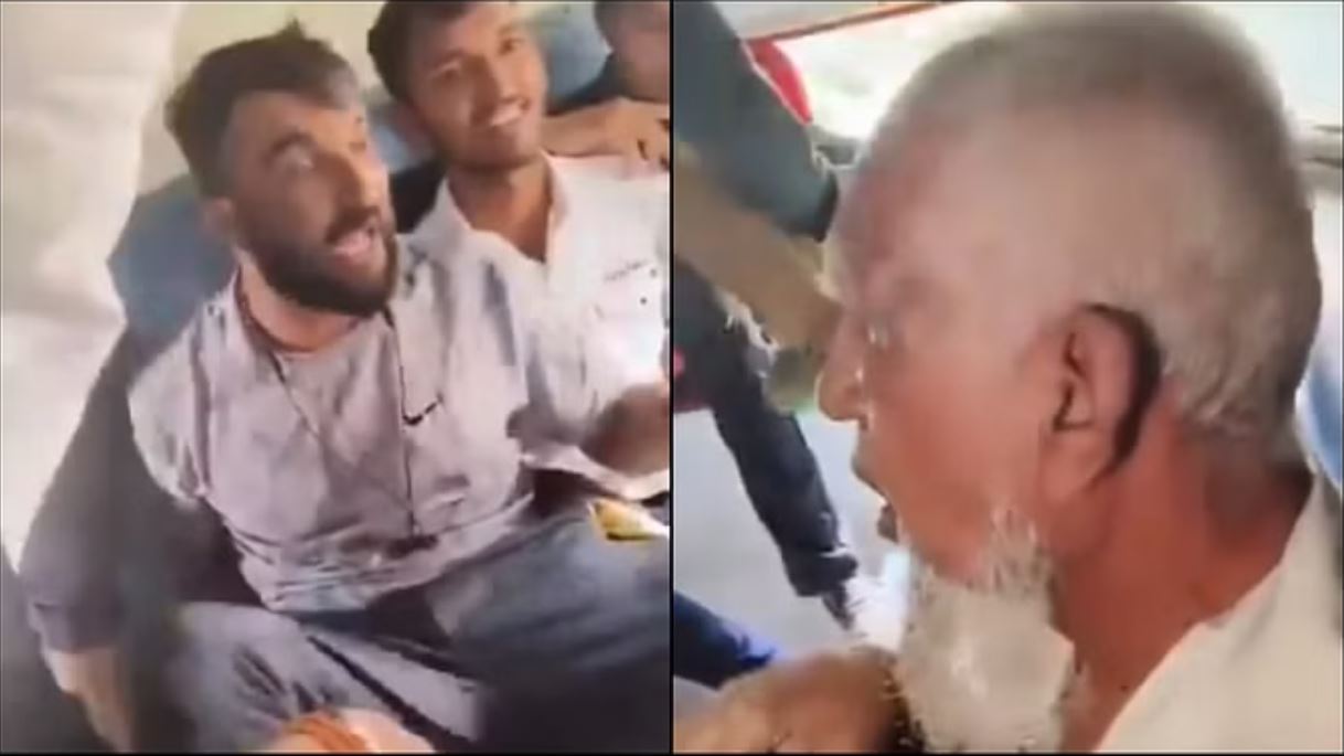 ट्रेन में बीफ ले जाने के संदेह में बुजुर्ग से मारपीट, वीडियो वायरल