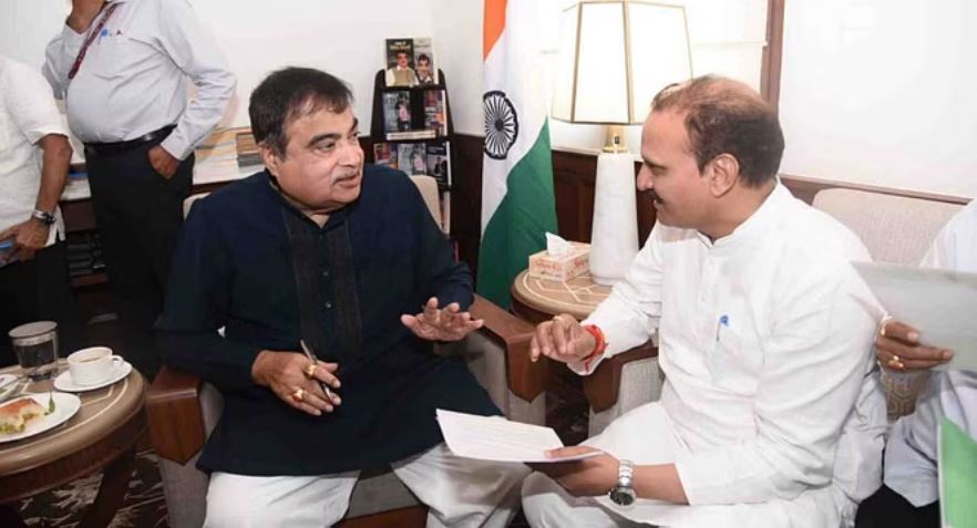 सिरोही: मंत्री नितिन गडकरी से मिले सांसद नीरज डांगी