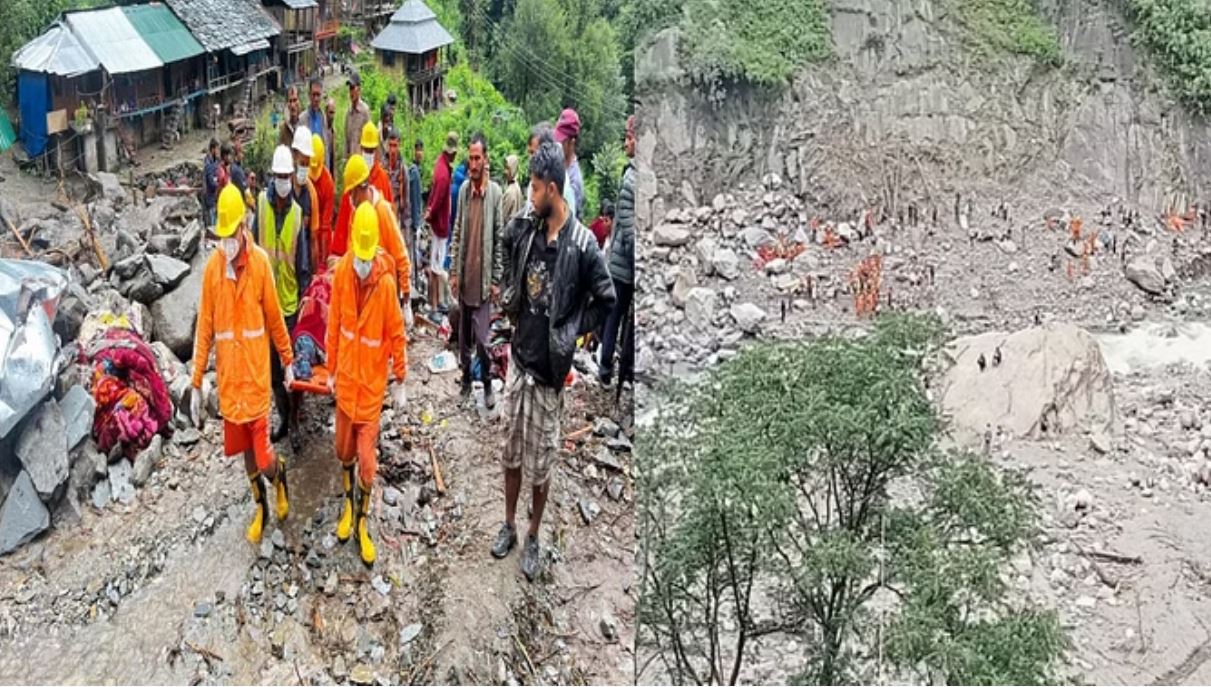 मंडी में आपस में लिपटी मिलीं मृत मां-बेटी, 45 लोग अभी भी लापता