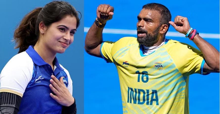 ओलंपिक: मनु भाकर और पीआर श्रीजेश होंगे भारत के ध्वजवाहक