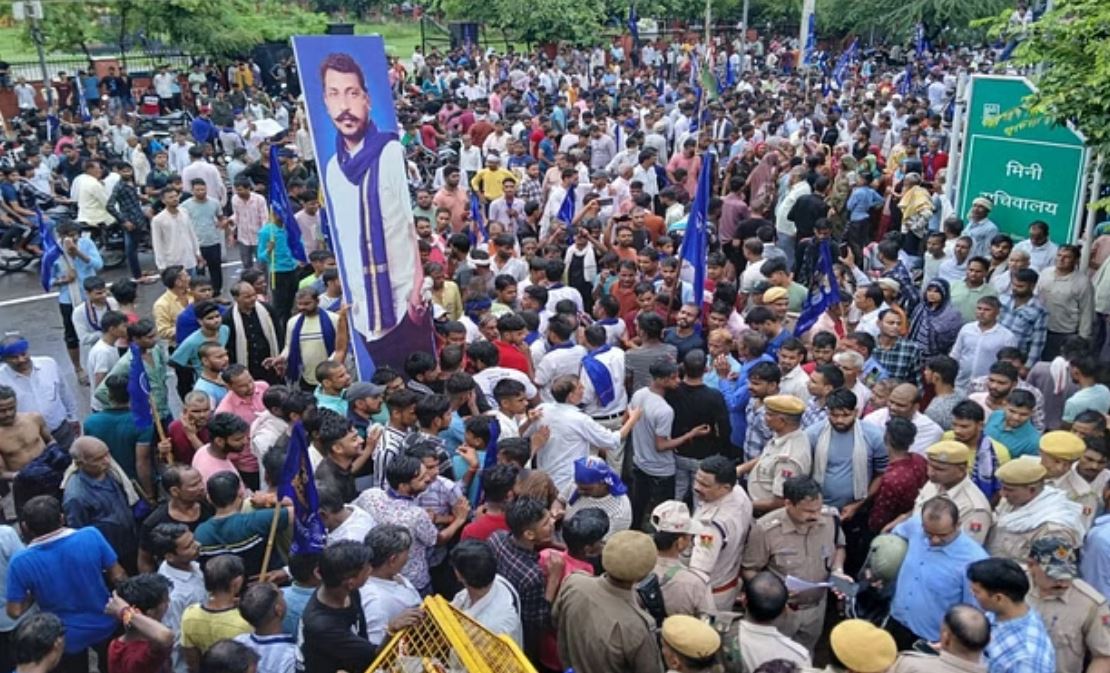 भरतपुर: एससी-एसटी आरक्षण को लेकर भारत बंद का दिखा व्यापक असर