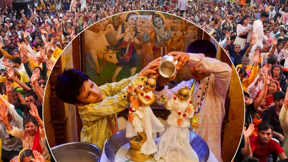 जन्माष्टमी का जश्न: शुभ घड़ी आई, जन्मे कृष्ण कन्हाई…