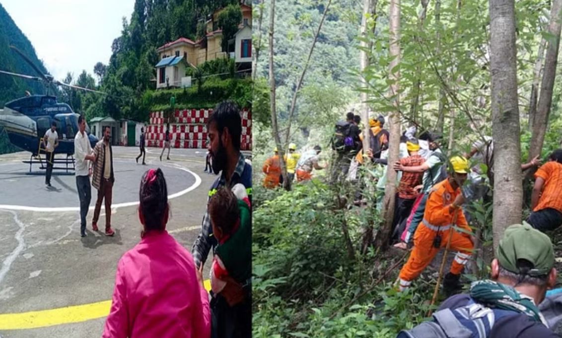 केदारघाटी: फंसे श्रद्धालुओं का अब हेलिकॉप्टर से भी रेस्क्यू