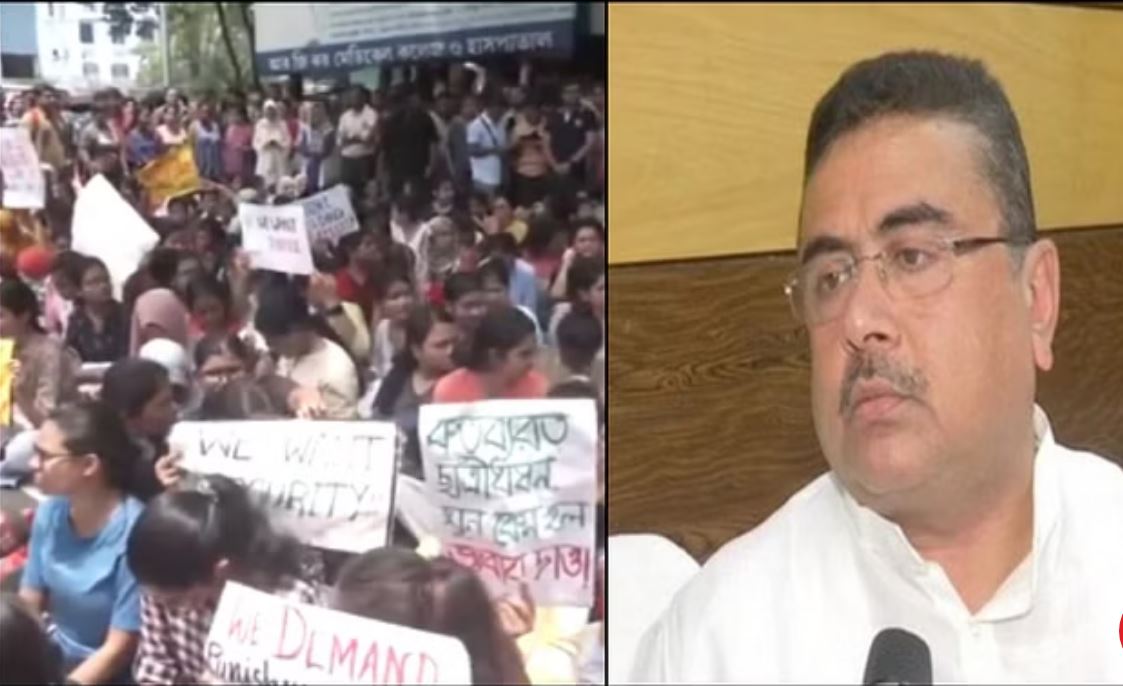 अस्पताल में महिला डॉक्टर की हत्या का मामला: छात्र संगठनों का सड़क जाम कर प्रदर्शन